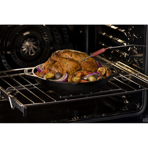 Frigidaire Gallery 27 in. 3.8 cu. ft. Steam Electric Single Wall Oven with True European Convection - Stainless Steel, Stainless Steel, hires