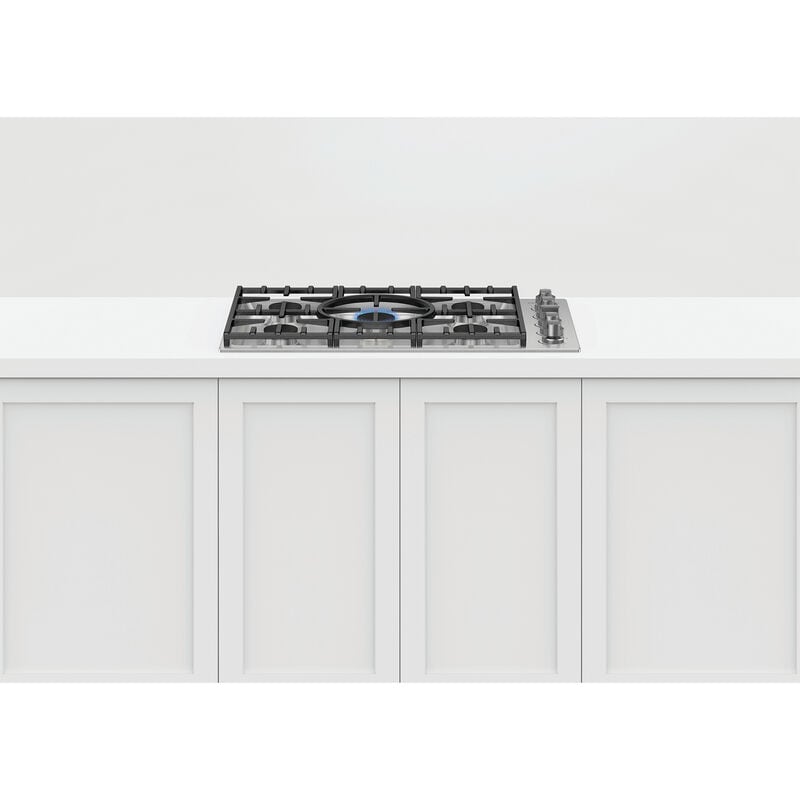 Fisher & Paykel Series 7 36 in. 5-Burner Natural Gas Cooktop with Simmer Burner & Power Burner - Stainless Steel, , hires