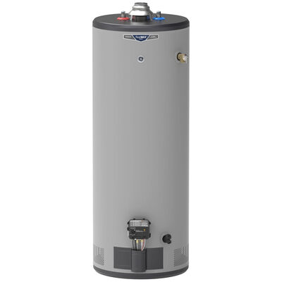 GE RealMax Choice Natural Gas 50 Gallon Tall Water Heater with 8-Year Parts Warranty | GG50T08BXR