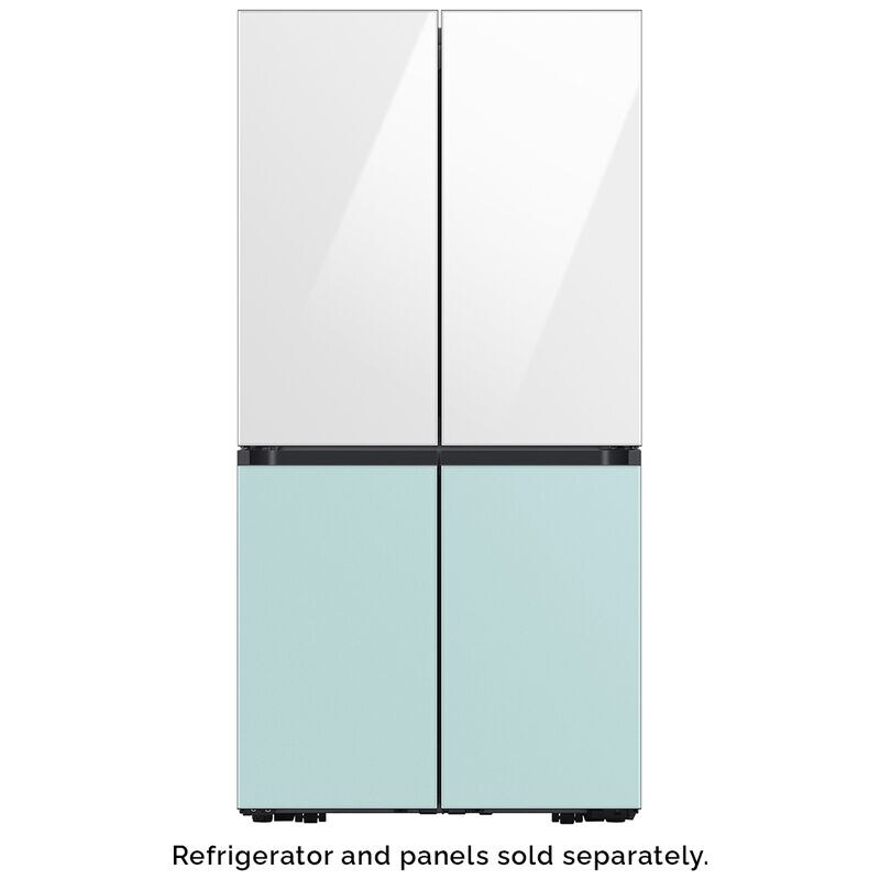 Samsung Bespoke 4-Door Flex Bottom Panel for Refrigerators - Morning Blue Glass, , hires