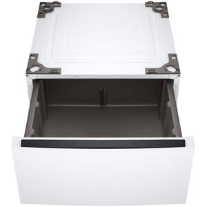 LG 27 in. Pedestal Storage Drawer with Basket - White, , hires