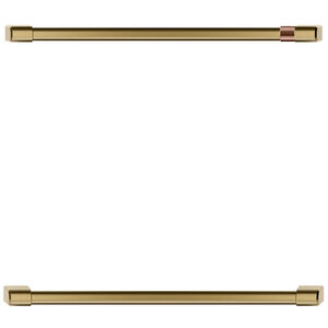 Cafe Handle Kit for Wall Oven - Brushed Brass, , hires