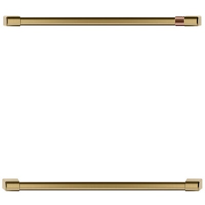 Cafe Handle Kit for Wall Oven - Brushed Brass | CXWD0H0PMCG