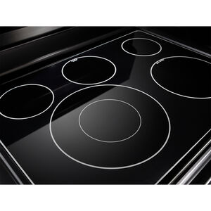 Maytag 30 in. 6.7 cu. ft. True European Convection Double Oven Electric Range with Radiant Burners - Fingerprint Resistant Stainless, , hires