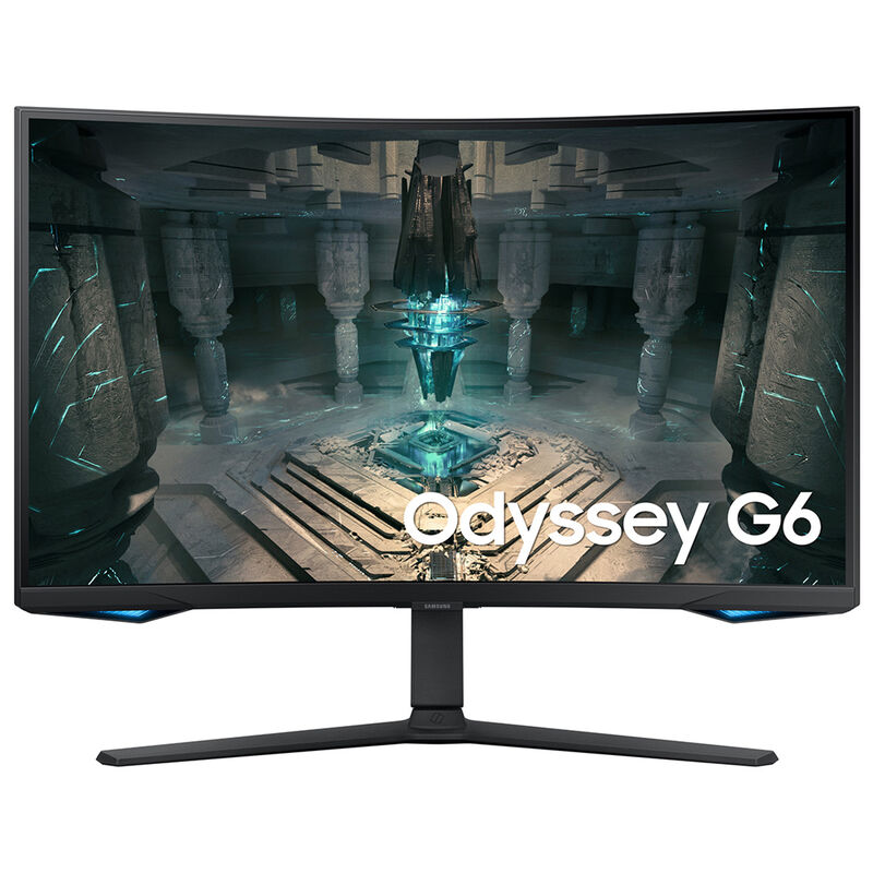 Samsung - 32" Odyssey G65B QHD 240Hz 1ms(GtG) HDR600 Gaming Hub 1000R Curved Gaming Monitor - Black, , hires