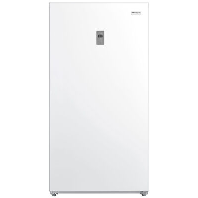Frigidaire 33 in. 17.6 cu. ft. Garage-Ready Frost Free Double-Drawer Upright Freezer with Adjustable Shelves - White | FFUE1836AW