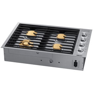 Dacor Contemporary 30 in. 4-Burner Smart Natural Gas Cooktop with Simmer Burner & Power Burner - Silver Stainless, , hires