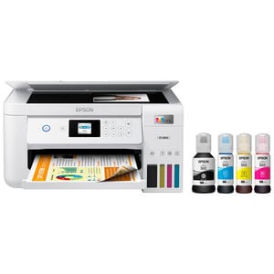 Epson - EcoTank ET-2850 All-in-One Supertank Inkjet Printer - White, , hires