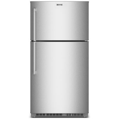 Maytag 33 in. 21.3 cu. ft. Garage-Ready Top Freezer Refrigerator with Ice Maker - Fingerprint Resistant Stainless | MRTX7621TZ