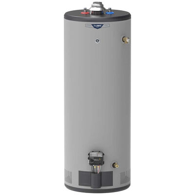 GE RealMax Platinum Natural Gas 50 Gallon Tall Water Heater with 12-Year Parts Warranty | GG50T12BXR