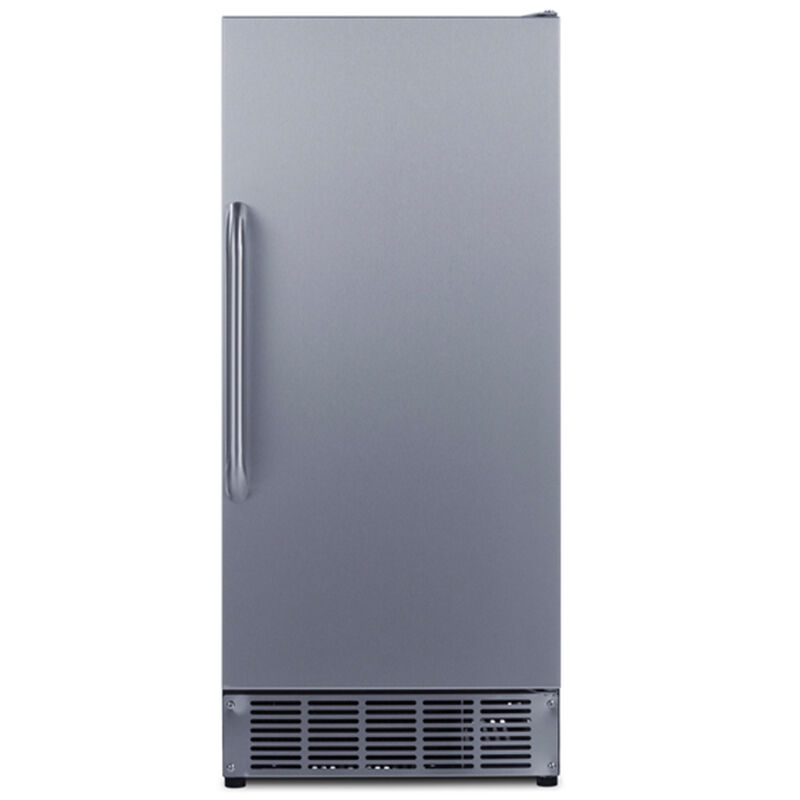 Summit 15 in. Built-In Undercounter Commercial-Use Ice Maker with 25 lb. Ice Storage, Auto-Defrost & Digital Control - Stainless Steel, , hires