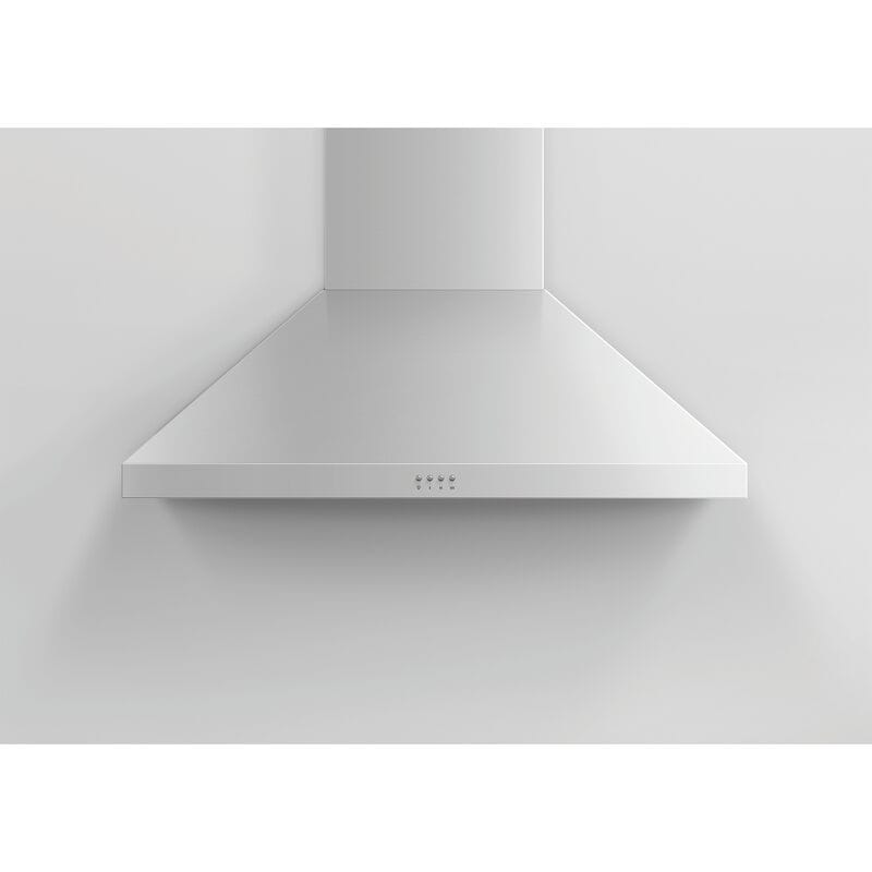 Fisher & Paykel Series 7 36 in. Convertible Chimney Style Range Hood with 600 CFM, 3 Fan Speeds & 2 LED Lights - Stainless Steel, , hires