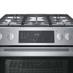 Bosch 800 Series 30 in. 4.8 cu. ft. Standard Convection Slide-In Gas Range with 5 Sealed Burners - Stainless Steel, , hires