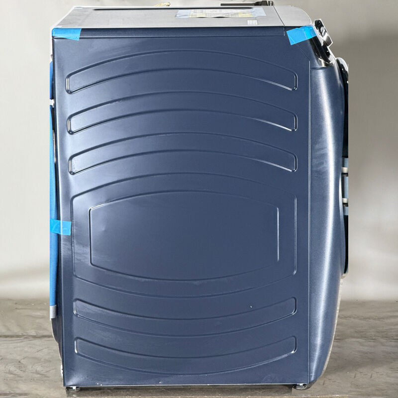 GE Profile 28 in. 5.3 cu. ft. Smart Stackable Front Load Energy Star Washer with UltraFresh Vent System+, Sanitize & Steam Cycle - Sapphire Blue (Open Box Good Condition), , hires