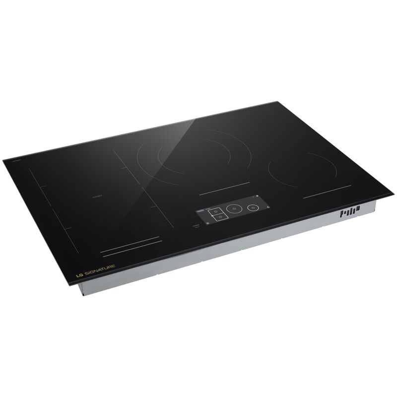 LG Signature 30 in. 4-Burner Induction Cooktop with Simmer Burner & Power Burner - Black, , hires
