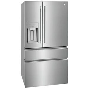 Electrolux 36 in. 21.4 cu. ft. Counter Depth 4-Door French Door Refrigerator with Ice & Water Dispenser - Stainless Steel, , hires