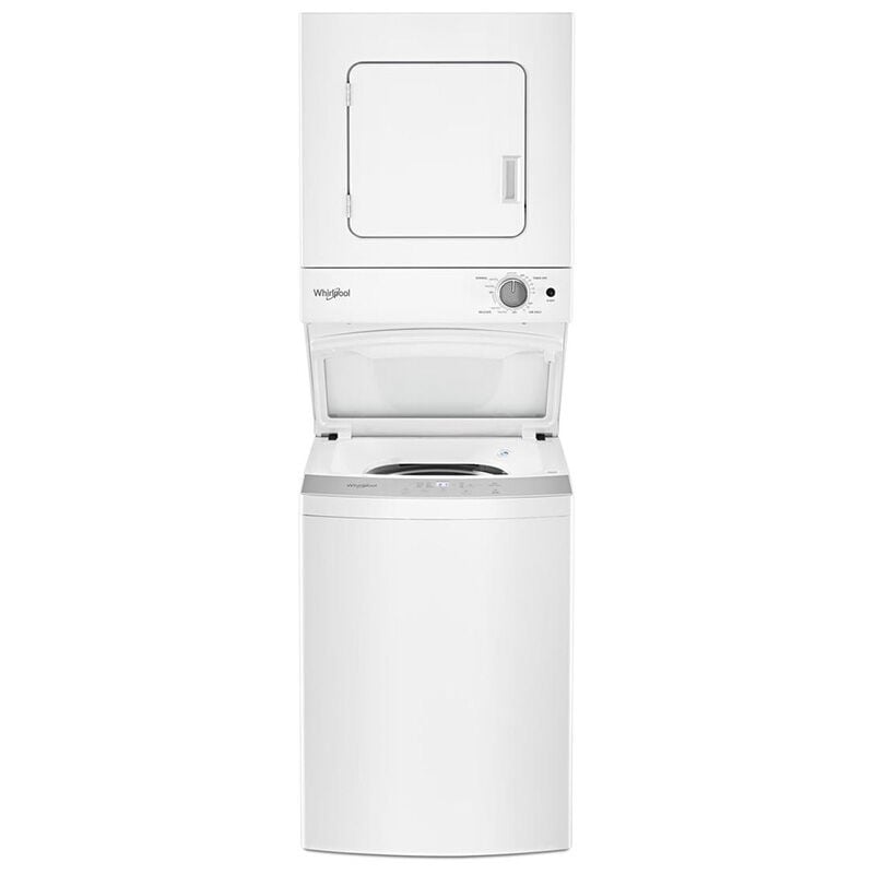 Whirlpool 24 in. Laundry Center with 1.6 cu. ft. Washer with 6 Wash Programs & 3.4 cu. ft. Electric Dryer with 4 Dryer Programs & Sensor Dry - White, , hires