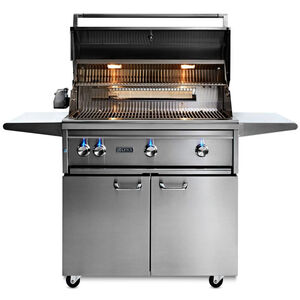 Lynx Professional 36 in. 3-Burner Liquid Propane Gas Grill with Rotisserie & Smoker Box - Stainless Steel, , hires