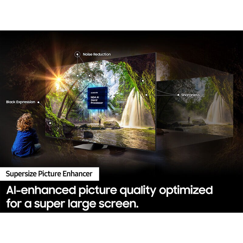 Samsung - 98"Class QN90D Series Neo QLED 4K UHD Smart Tizen TV, , hires