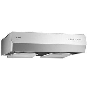Fotile Pixie Air 30 in. Convertible Standard Style Range Hood with 800 CFM, 3 Fan Speeds & 2 LED Lights - Stainless Steel, , hires
