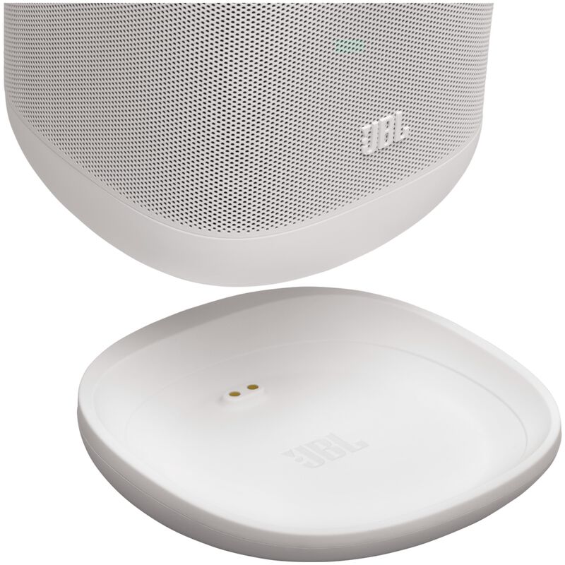 JBL COVE P1 Portable Wi-Fi Home Speaker - White, White, hires