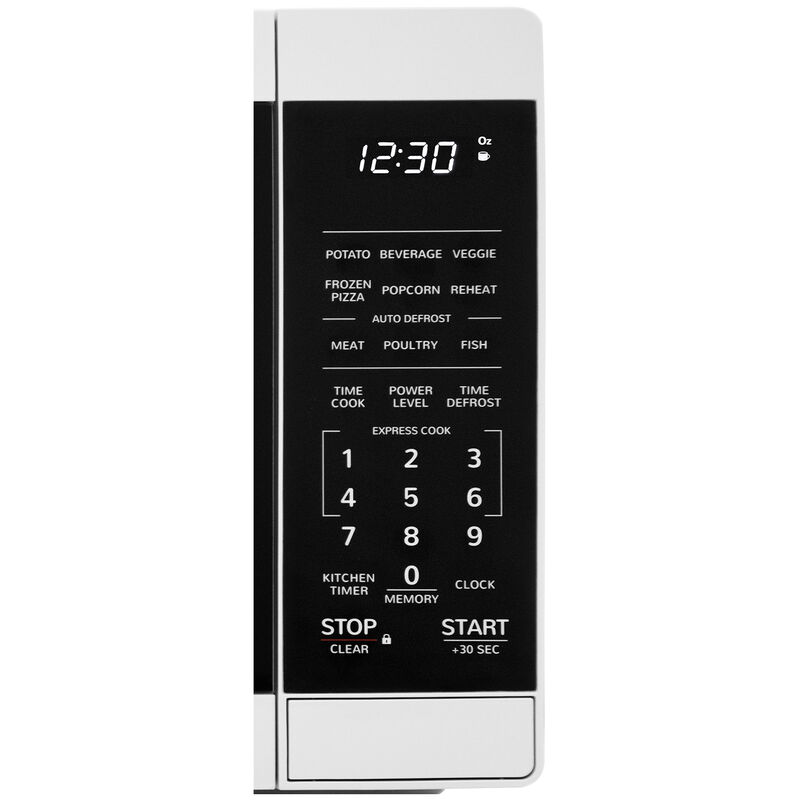 Sharp 17 in. 0.7 cu. ft. Countertop Microwave with 11 Power Levels - White, , hires