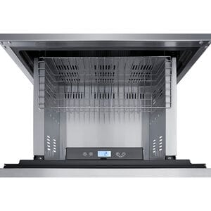 Summit 24 in. 3.5 cu. ft. Built-In Outdoor Frost Free Double Freezer Drawers - Custom Panel Ready, , hires