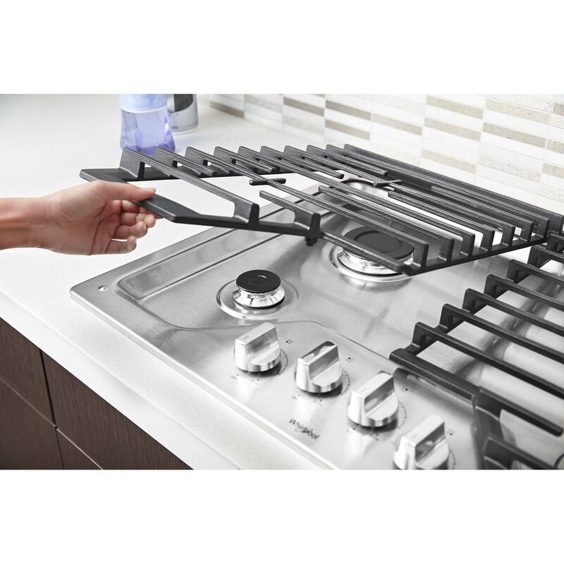Stainless Steel 4-Burners Gas Stove Silver Built in Gas Cook-top NG/LPG  Cooktop