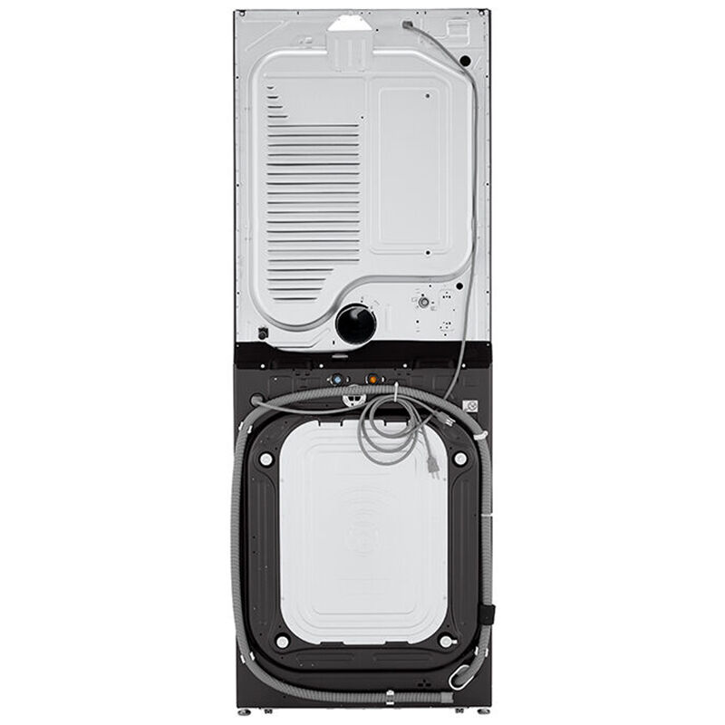 LG 27 in. WashTower with 4.5 cu. ft. Washer with 6 Wash Programs & 7.4 cu. ft. Gas Dryer with 6 Dryer Programs, Sensor Dry & Wrinkle Care - Black Steel, Black Steel, hires