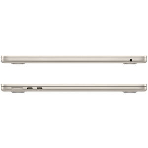 Apple MacBook Air 13.6" Retina Display,(Mid 2022) Apple M2, 8GB RAM, 256GB SSD, 8-core GSSD, MacOS - Starlight, , hires