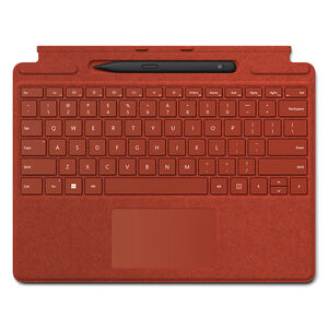 Microsoft Surface Pro Signature Keyboard with Slim Pen 2 - Poppy Red, , hires