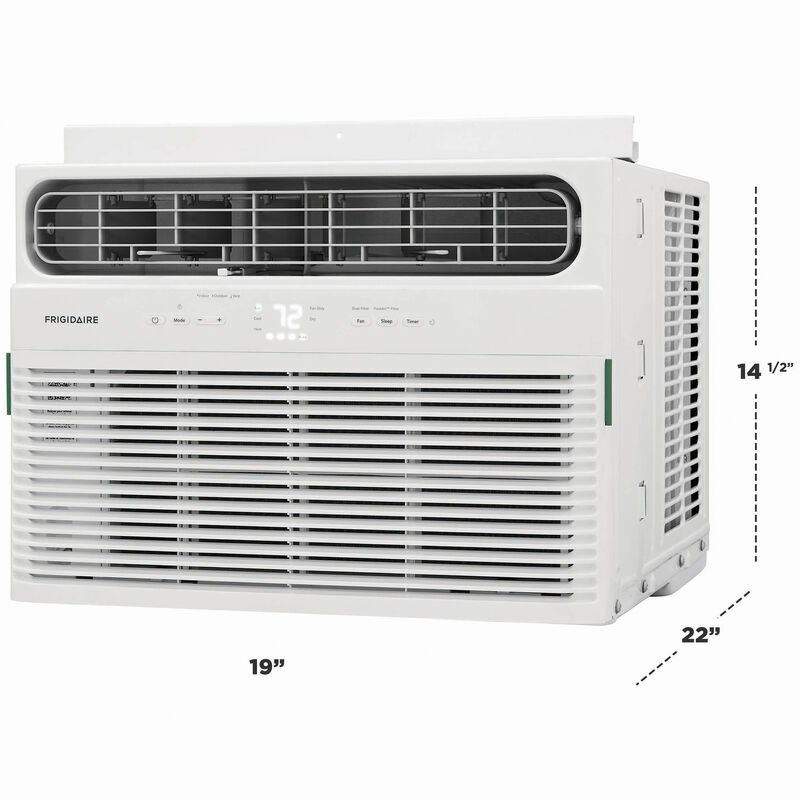 Frigidaire 12,000 BTU 230V Heat/Cool Window Air Conditioner with 3 Fan Speeds, Sleep Mode & Remote Control - White, , hires