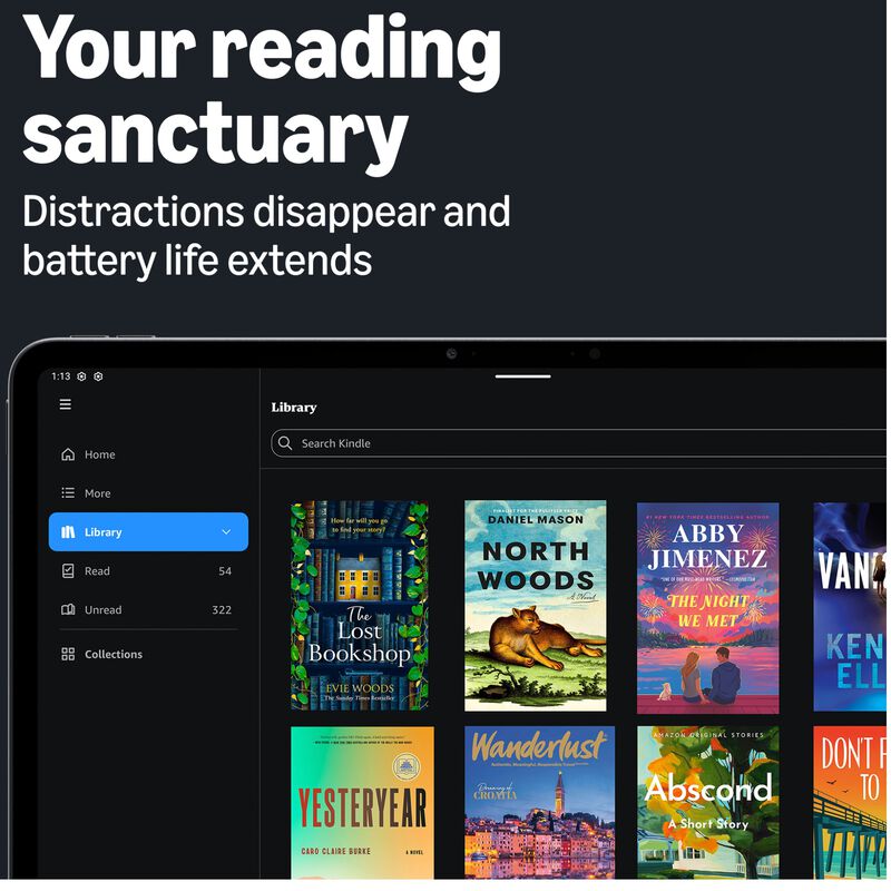 Amazon Alexa 12.0 in. Tablet (2026 Release) with Wifi-Only, 128 GB Storage & Est. 16 Hrs. of Battery Life - Graphite, , hires