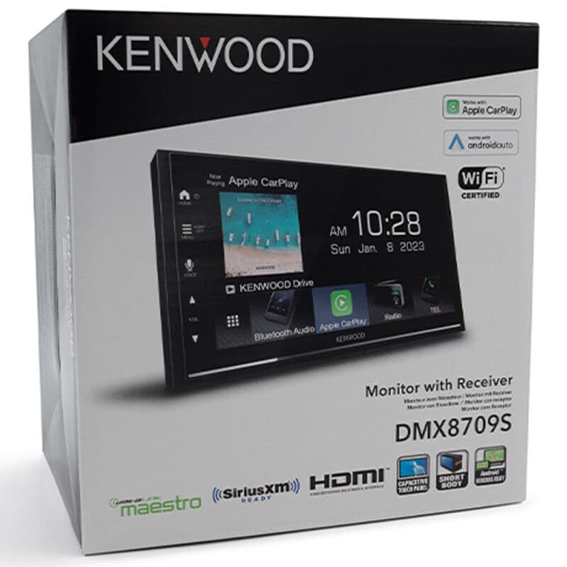 Kenwood 6.8" Digital Multimedia Receiver w/Wireless Android Auto & Apple CarPlay, , hires