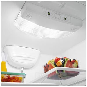 Whirlpool 30 in. 18.7 cu. ft. Bottom Freezer Refrigerator with Ice Maker - White-on-White, White on White, hires