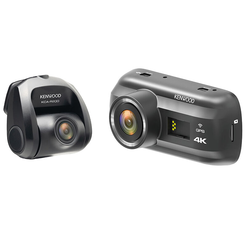 DRV-A601W Ultra HD dash cam, KCA-R200 rear camera bundle – KENWOOD Audio