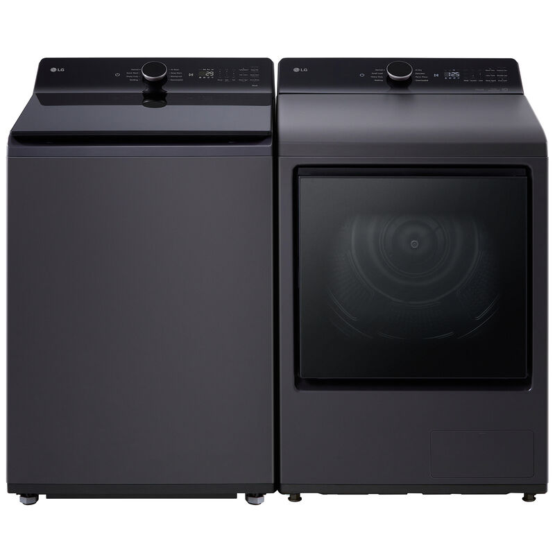 LG 27 in. 7.3 cu. ft. Smart Ventless Electric Dryer with Heat Pump & Sensor Dry - Matte Black, Matte Black, hires