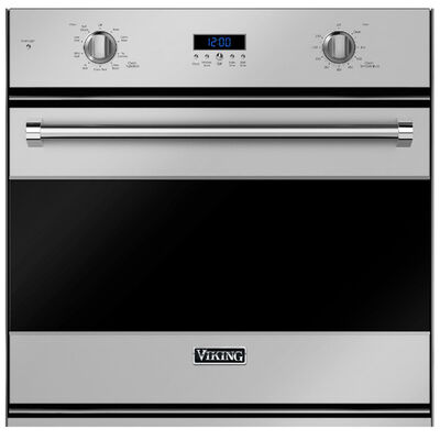 Viking 30" 4.3 Cu. Ft. Electric Wall Oven with True European Convection & Self Clean - Stainless Steel | RVSOE330SS
