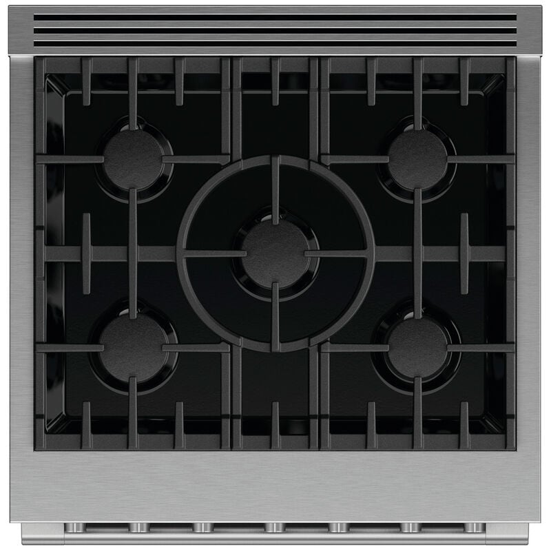 Fisher & Paykel Series 7 Professional 30 in. 4.6 cu. ft. Standard Convection Gas Range with 5 Sealed Burners - Stainless Steel, , hires