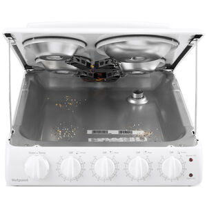 Hotpoint 20 in. 2.3 cu. ft. Electric Range with Coil Burners - White, , hires