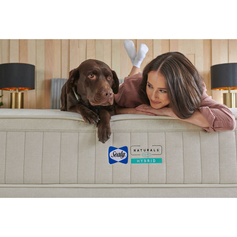 Sealy Naturals Firm Tight Top Mattress - Twin XL Size, , hires