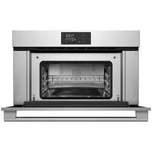 Fisher & Paykel Series 9 30 in. 1.3 cu. ft. Speed Electric Microwave/Wall Oven Combo with True European Convection - Stainless Steel, , hires