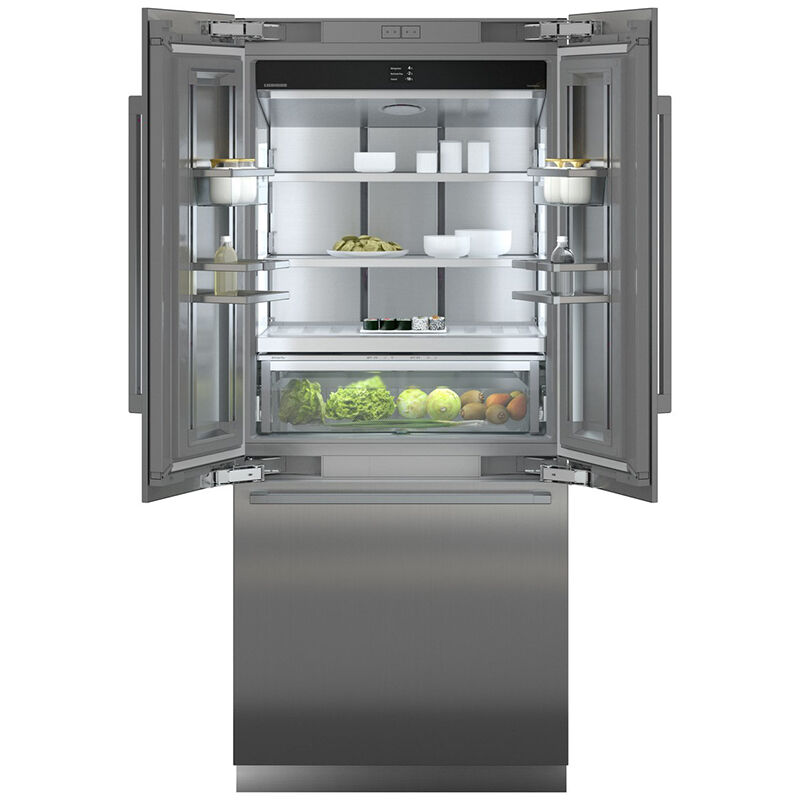 Liebherr 36 in. 18.0 cu. ft. Built-In Smart Counter Depth French Door Refrigerator with Internal Water Dispenser - Custom Panel Ready, , hires