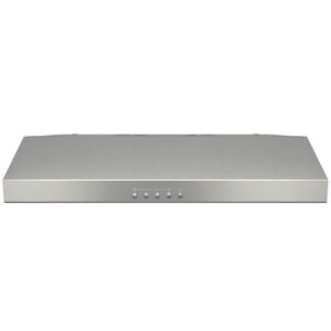 Broan BCSQ Series 30 in. Standard Style Range Hood with 3 Speed Settings, 375 CFM, Convertible Venting & 2 LED Lights - Stainless Steel, , hires