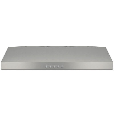 Broan BCSQ Series 30 in. Standard Style Range Hood with 3 Speed Settings, 375 CFM, Convertible Venting & 2 LED Lights - Stainless Steel | BCSQ130SS