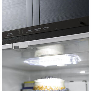 GE 30 in. 20.8 cu. ft. French Door Refrigerator with Ice Maker - Stainless Steel, Stainless Steel, hires