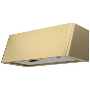 Zephyr Designer Collection 36 in. Canopy Pro Style Range Hood with 3 Speed Settings & 2 LED Lights - Satin Gold, , hires