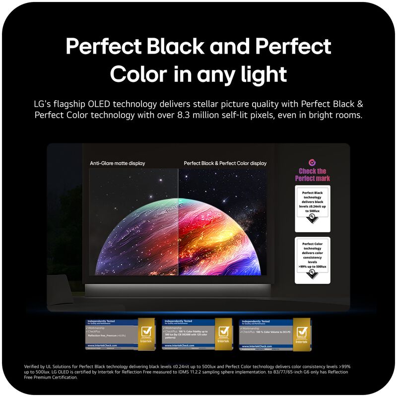 LG - 77" Class C6HA Series OLED evo 4K UHD Smart webOS TV, , hires