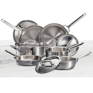 Wolf Gourmet 10 Piece Cookware Set - Stainless Steel, , hires
