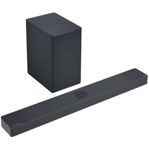 LG 3.1. 3 Channel Dolby Atmos Smart Sound Bar with Bluetooth & Wireless Subwoofer - Black, , hires